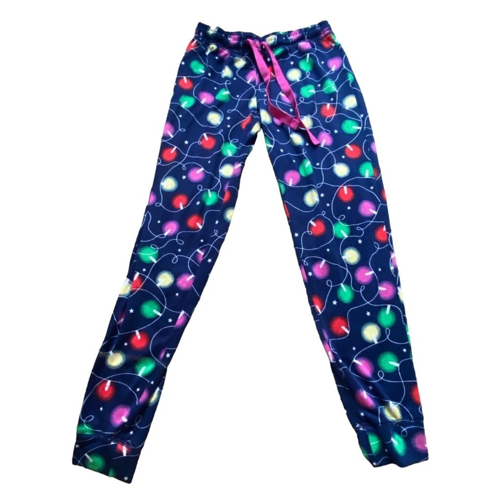 Jenni Intimates Womens Soft Christmas/Winter Pajama Pants-Blue-Size S-GUC